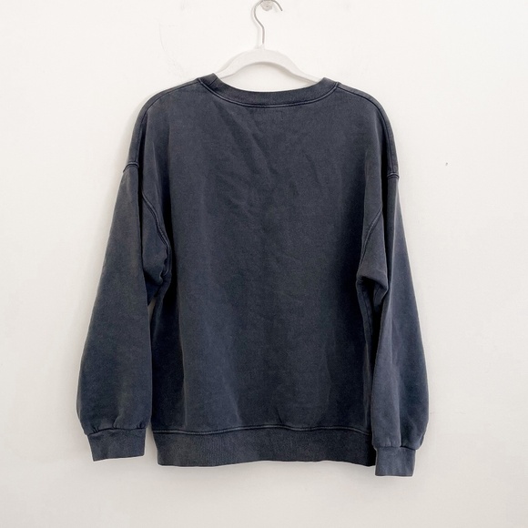 Anine Bing Tiger Sweatshirt Washed Black M - Picture 8 of 10